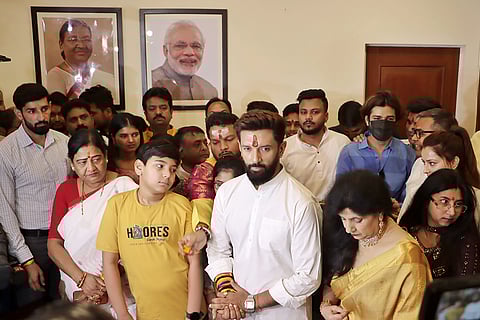 Chirag Paswan takes charge